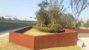 武江耐候钢挡土墙